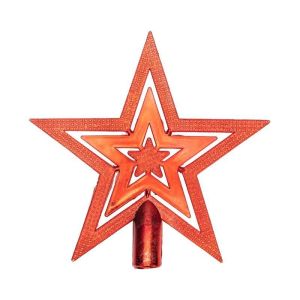 Фигура «Звезда» 20см IP20 на елку красн. Neon-Night 501-005