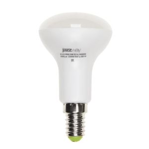 Лампа светодиодная PLED-ECO 5Вт R50 рефлектор матовая 3000К тепл. бел. E14 400лм 230В 50Гц JazzWay 1037015A
