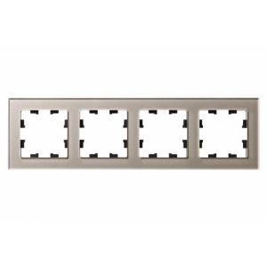 Рамка 4-м AtlasDesign Nature стекло шампань SE ATN320504