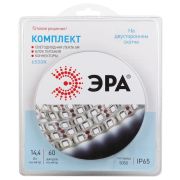 Комплект светодиодной ленты 5050kit-14.4-60-12-IP65-6500 холод. бел. 12В (в комплекте: LED лента на двустороннем скотче; источник питания; коннекторы) (уп.5м) Эра Б0043068