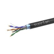 Кабель витая пара F/UTP кат.5E 4х2х24AWG solid Cu PE Out. Median (м) SUPRLAN 01-1034-1