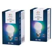 Лампа светодиодная 3Вт шар d50 9LED RGB E27 Neon-Night 405-512