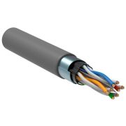 Кабель витая пара F/UTP кат.6 4х2х23AWG solid CU PVC сер. (м) ITK LC1-C604-311