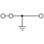 Клемма проходная заземления STS 4-TWIN-PE Phoenix Contact 3031678