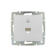 Розетка компьютерная СП Rain RJ45 16А IP20 механизм бел. LEZARD 703-0288-139