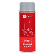 Спрей цинковый «Presto» 400мл EKF lp-zinc