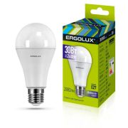 Лампа светодиодная LED-A70-30W-E27-6K ЛОН 30Вт E27 6500К 180-240В Ergolux 14230