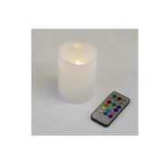 Фигура LED «Свеча» ULD-F052 RGB RC CANDLE на батарейках 2АА (не в/к). 7.5х10 см 1 светодиод. RGB свет пульт ДУ (в/к). Uniel UL-00007258