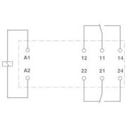 Реле одиночное REL-MR- 24DC/21-21 Phoenix Contact 2961192