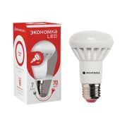 Лампа светодиодная R63 7Вт 4500К бел. E27 550лм 220-240В ЭКОНОМКА Eco_LED7wR63E2745