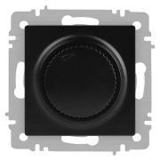 Светорегулятор Accent 6-401-05 поворотный 600Вт 230В IP20 СУ антрацит Intro Б0063679