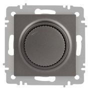Светорегулятор Accent 6-401-09 поворотный 600Вт 230В IP20 СУ титан Intro Б0063685