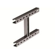 Крепление Н-образ. к верт. двутавровой балке 200мм гор. оцинк. DKC BMH4020HDZ