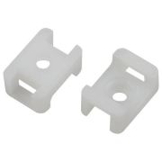 Площадка под хомуты 22х16мм с монтажным отверст. М4 NO-225-313 бел. (уп.10шт) Эра Б0066687