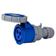 Розетка переносная 2Р+РЕ 32А 220В IP67 РП-103 DEKraft 26137DEK