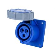 Розетка для скрытой проводки 2Р+РЕ 16А 220В IP67 РЩ-103 DEKraft 26266DEK