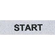 Табличка «START» 8мм EMAS BET08START