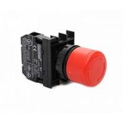 Кнопка аварийная «Грибок» d30мм 1НО+1НЗ с фиксацией и возвратом поворотом EMAS B102E30