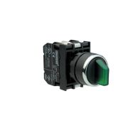 Переключатель с подсветкой неон 2-0-1 с фиксацией (2НО) зел. EMAS B131SL30Y