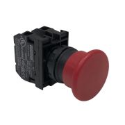Кнопка «Грибок» 1НО+1НЗ без фиксации красн. EMAS B102MK
