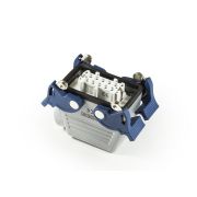 Розетка боковой ввод с фиксаторами 10 полюсов 16А EMAS EBM10PU14