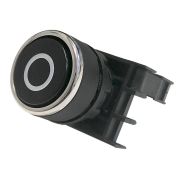 Кнопка нажимная круглая с «0» B100DH-0 черн. EMAS B100DHO