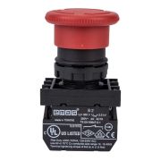 Кнопка-моноблок аварийная (1НО+1НЗ) EMAS MB102E