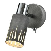 Светильник Lethe 3123-401 1хE14 40Вт настенно-потолочный спот поворотный модерн с выключателем Rivoli Б0055000