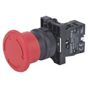 Кнопка управления «Грибок» NP2-ES442 d30мм 1НЗ IP40 с фиксацией без подсветки красн. (R) CHINT 573897