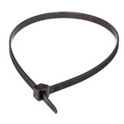 Хомут кабельный 4.8х300 нейлон (ч) (уп.100шт) Промрукав PR08.3077