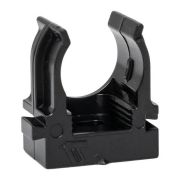 Держатель для труб (клипса) d16мм для монтажного пистолета черн. (уп.100шт) Plast EKF derjp-z-16-black