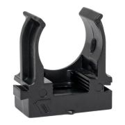 Держатель для труб (клипса) d20мм для монтажного пистолета черн. (уп.100шт) Plast EKF derjp-z-20-black