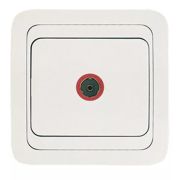 Розетка TV оконечная Mimoza бел. Makel 12027