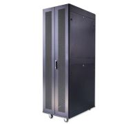 Шкаф серверный телекоммуникационный напольн. ND-SC-47U60/120-BK 19дюйм 47U 600х1200мм для распределит. и серверн. оборудования; передн. и задн. двойн. перфорир. двери ручки с замком RAL 9004 черн. Cabeus 11121c