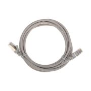 Патч-корд F/UTP кат.5e RJ45-RJ45 26AWG LSZH 2м сер. Rexant 02-0110-2