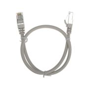Патч-корд F/UTP кат.6 RJ45-RJ45 26AWG LSZH 0.5м сер. Rexant 02-0210-05