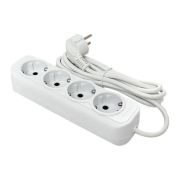 Удлинитель 4х5м с заземл. 16А IP20 Эксперт 3.0кВт ПВС 3х1 PROxima EKF UBA16-310-4-05