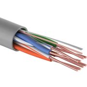 Кабель витая пара U/UTP кат.5E 4х2х24AWG омедненный алюм. сер. (уп.305м) LIGHT PROCONNECT 01-0043-2