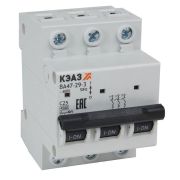 Выключатель автоматический модульный ВА47-29-3C20-УХЛ3 (4.5кА) КЭАЗ 318288