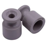 Изолятор для наружного монтажа пластик титан (уп.100шт) Bironi B1-551-26-100