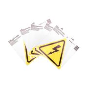 Наклейка знак электробезопасности «Опасность поражения электротоком» 200х200х200мм Rexant 56-0006
